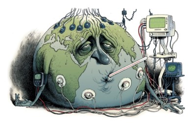 Illustration by David Parkins. All rights reserved.