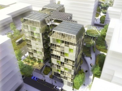 Rhone-Alpes Team schematic of modular solar-powered tower