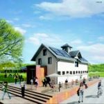 Adapted barn for dining and cafe