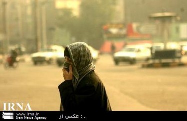Air pollution on Tehran/Courtesy IRNA