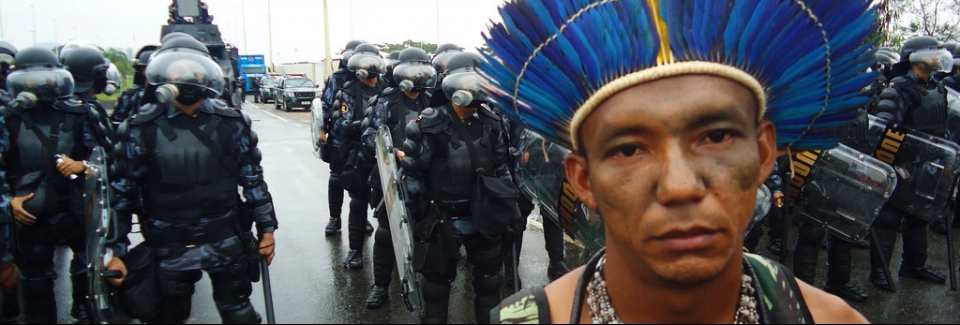 Monte Belo Dam demonstrators