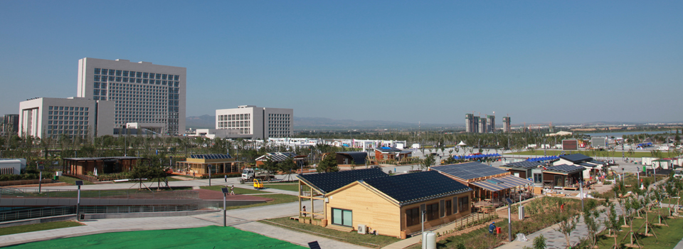 Solar-powered, student-built, and awesome! The China Solar Decathlon is underway -- houses going up.