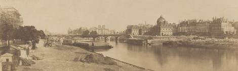 The Seine from the Pont du Carrousel Looking towards Notre Dame, 1853. Charles Marville. All rights reserved.