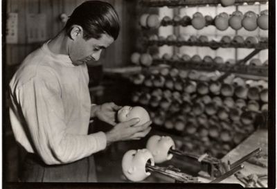 Dollmaker, Photo by Lewis Hine