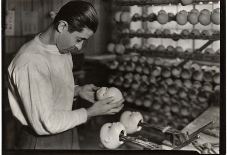 Dollmaker, Photo by Lewis Hine