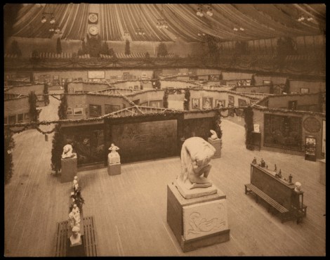 Original Armory Show installation 1913
