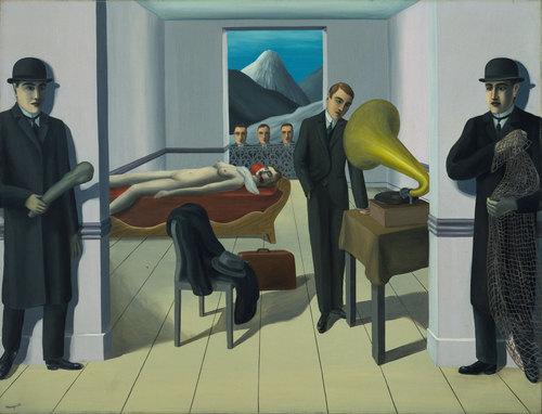 René Magritte. The Menaced Assassin. Brussels, 1927. The Museum of Modern Art. Kay Sage Tanguy Fund. © 2013 Charly Herscovici, Brussels/Artists Rights Society (ARS), New York