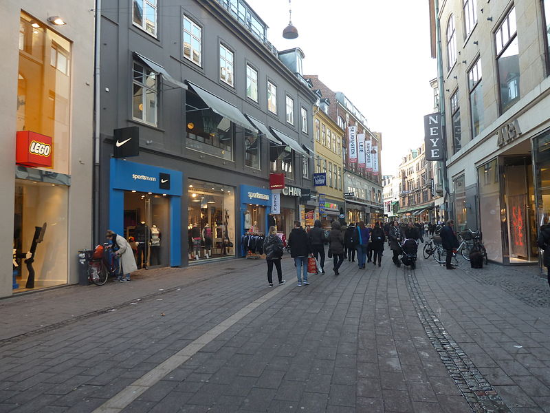 Courtesy of Leif Jørgensen, the street Vimmelskaftet in Indre Copenhagen