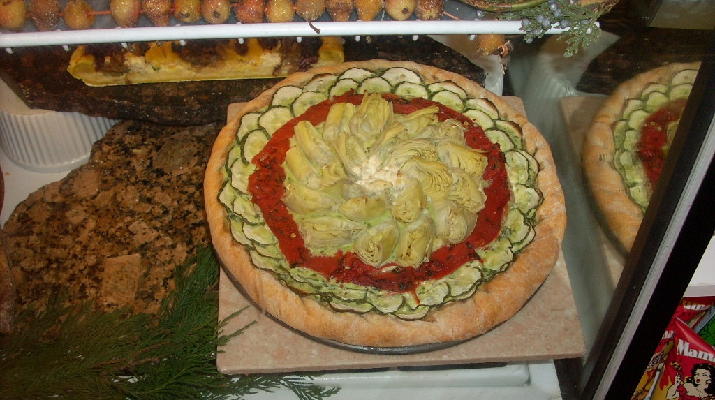 A savory tart