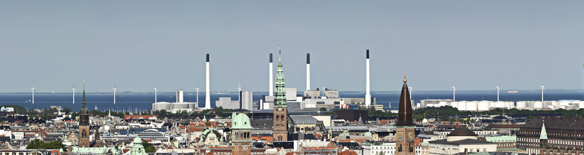 Copenhagen waterfront - check out the windpower