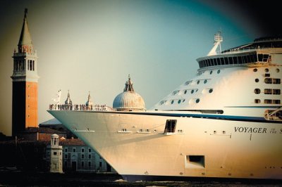 Cruise ship in front of St Marks Square Photo courtesy of Felipe Rodriguez