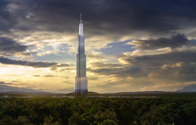 Sky City Tower rendering -220 stories