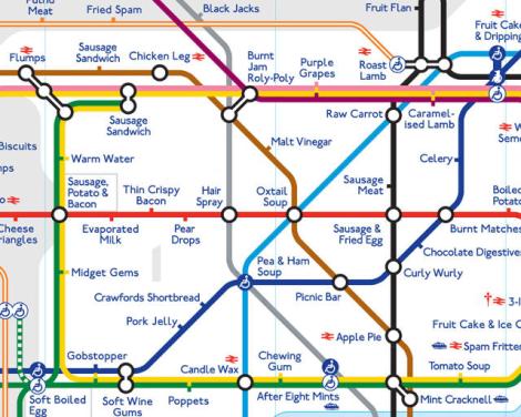 James Wannerton's synesthesia map of the LondonTube