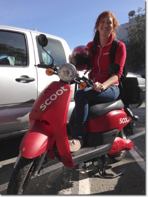 Scoot trainer Kelly. Courtesy of the Scoot Network