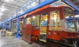 DC streetcar being built in Oregon. Courtesy DDOT