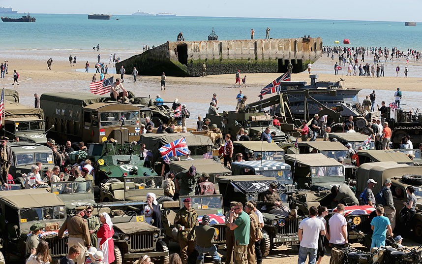 D Day Reenactors 2014 Photo by Christopher Furlong/ Getty.