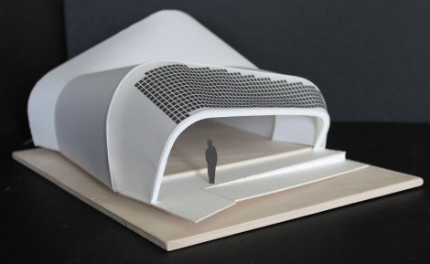 Maquette of Techstyle Haus Courtesy of Brown University