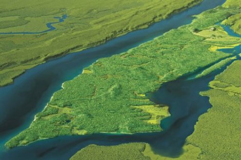 Modelling Manhattan in the days before settlement