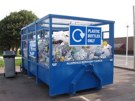 Plastic recycling Courtesy of Allerdale Borough Recycling