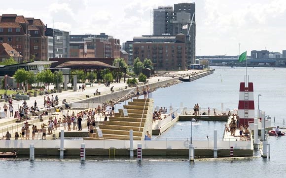 Brygge Island swimming harbor