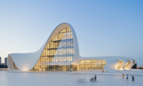 Heydar Aliyev Centre courtesy of the Guardian