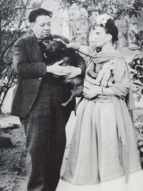 Diego and Frida with one of their dogs