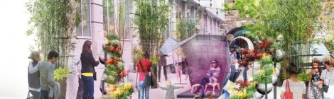 Pearl Street Passage, one of 10 interactive installations featured in Philadelphia's Design week