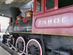 The beautiful Tahoe, an 1875 steam engine was part of the rail line that served the Comstock Lode. Now in the Pennsylvania Railroad Museum in Strasburg PA. (Bobbie Faul-Zeitler, CC 3.0)