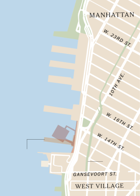 Proposed site of new Pier 55. Note it is offset at an angle