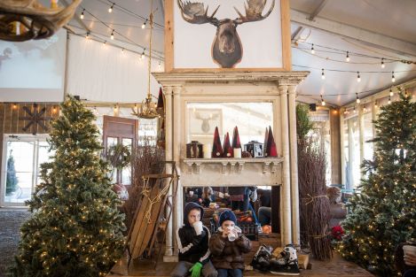 Winterfest lodge at the ice skating rink. Photo by Matt Stanley and Douglas Bovitt