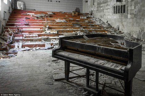Ghost town The scientists workers and military personnel that staffed the power plant Copyright Caters News Agency