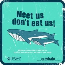 Meet us don't eat us logo