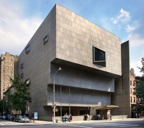 The Marcel Breuer-designed Whitney Museum is now the "Met Breuer" museum of contemporary art. Photo by Ezra Stoller/Esto