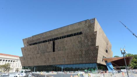 Smithsonian National African American Museum of History and Culture in progress.