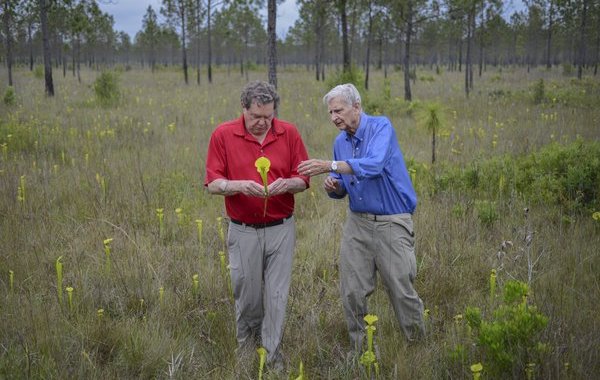 Edward O. Wilson (right). Photo by Carlton Ward, Jr.