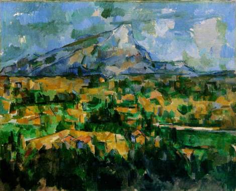 Cezanne's Mont St Victoire 1902 was painted just outside Aix-en-Provence. His atelier is still there. We'll be visiting it.