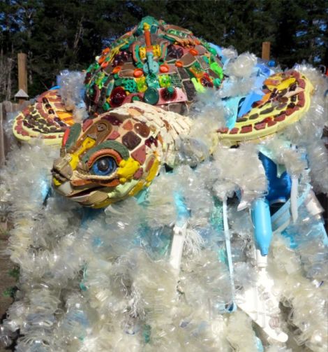 Sea turle. Courtesy of Washed Ashore