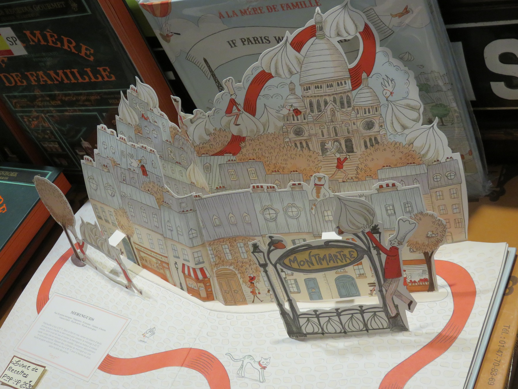 Paper pop-up of Paris's famed Montmartre (Roberta Faul-Zeitler CC 3.0)
