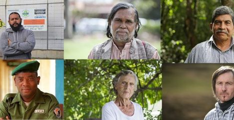 Top row (from left) mark! Lopez, Prafulla Samantara, Rodrigo Tot. Bottom row: Rodriguez Katembo, Wendy Bowman, Uros Macerl.