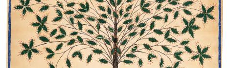 Hannah Cohoon, Tree of Life or Blazing Tree (Shaker) 1845
