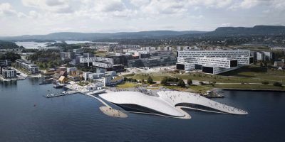 Two gentle sloping domes for the new Oslo Aquarium by Haptic, scheduled for 2020