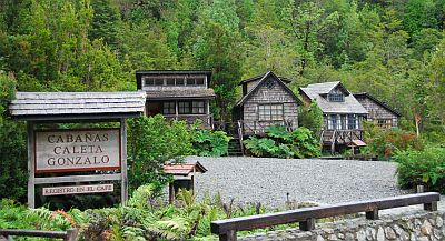 Cabins at Pumalin National Park. Courtesy of the Foundation. 