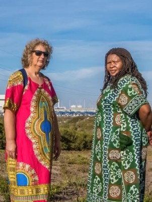 Liz McDaid (left) and Makoma Lekalakala