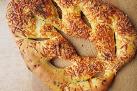 Three cheese fougasse. Courtesy of pinterest