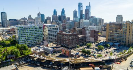 Phase 1 of the Philadelphia Rail Park, opened June 14. Courtesy of the Friends of the Rail Park.