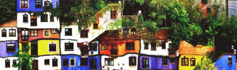 Hundertwasserhaus in Vienna, Austria