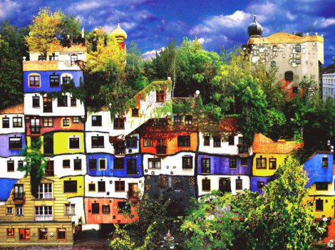 Hundertwasserhaus in Vienna, Austria