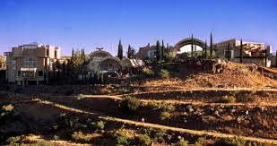 Landscape shot of Arcosanti
