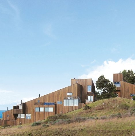 At Sea Ranch buildings were designed to be integrated into the landscape.