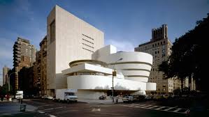 Guggenheim Museum exterior. Courtesy of Wikimedia commons.